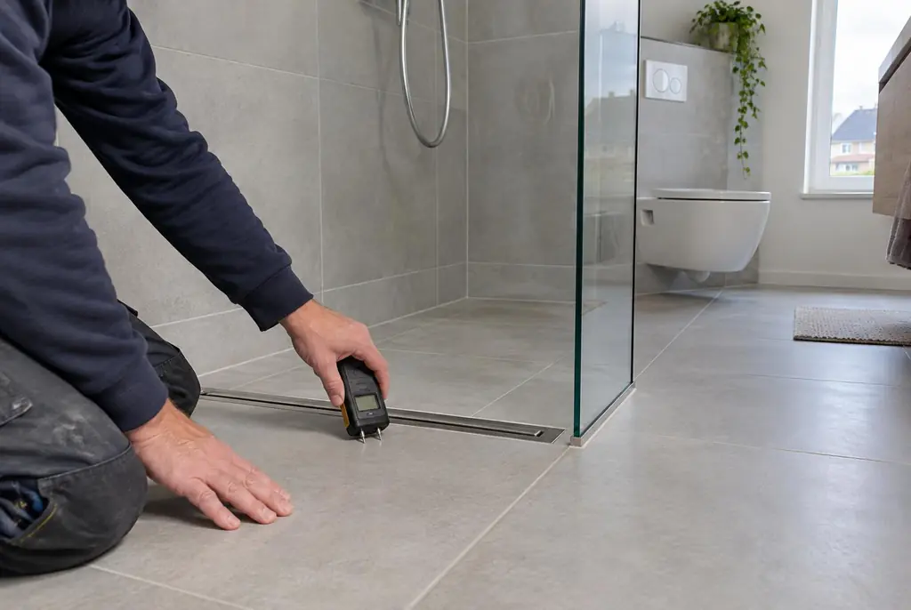 Lekdetectie Heiloo – badkamer in een nieuwbouwwoning